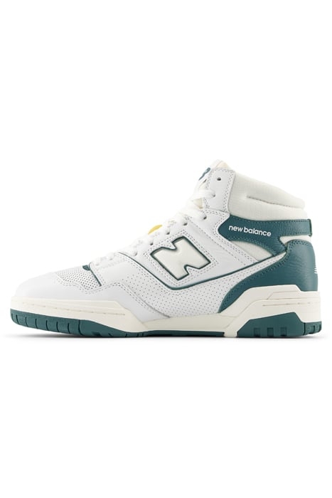 BB650RGR SNEAKERS IN WHITE & GREEN 7