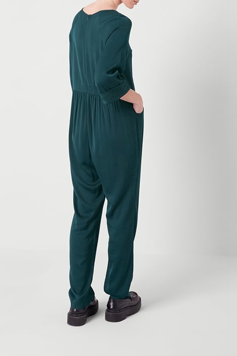 ROUND COLLAR 7/8 SLEEVES JUMPSUIT PERROQUET 2