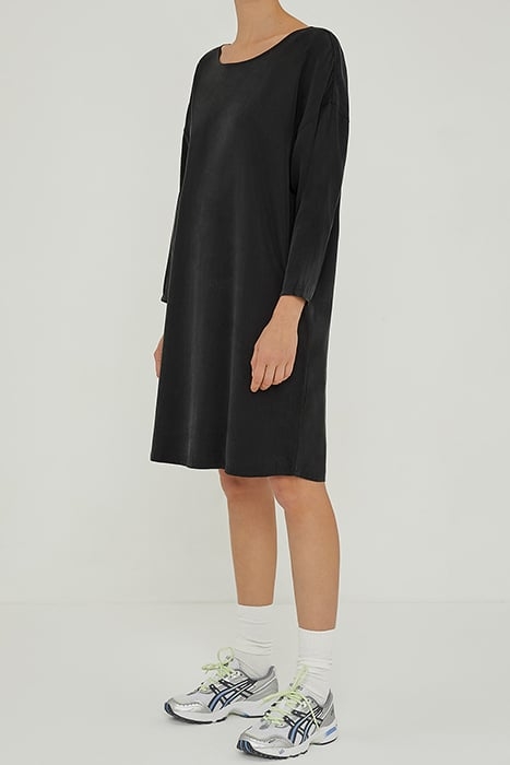 BOAT COLLAR 7/8 SLEEVES DRESS CARBONE 3