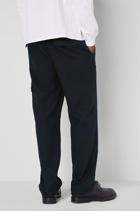 STRAIGHT-CUT 7/8-LENGTH COMBAT TROUSERS NAVY 2