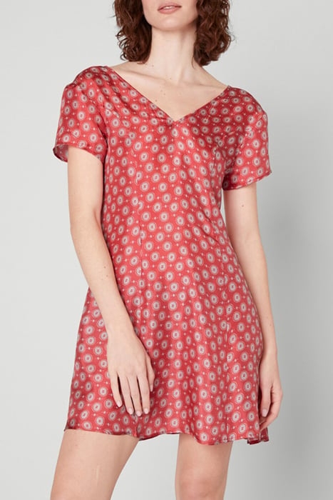 SHORT PRINTED A-LINE DRESS JOSETTE 1