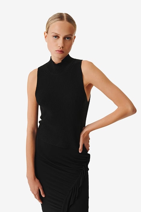 VIRGI TANK TOP IN BLACK 1