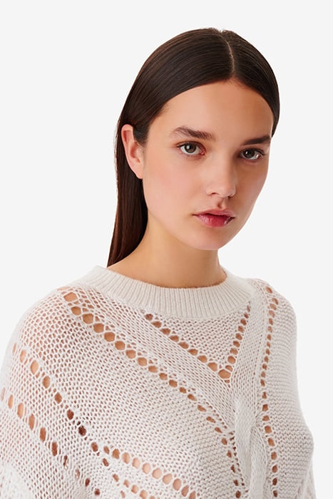 TEODORA KNITTED SWEATER IN ECRU 5