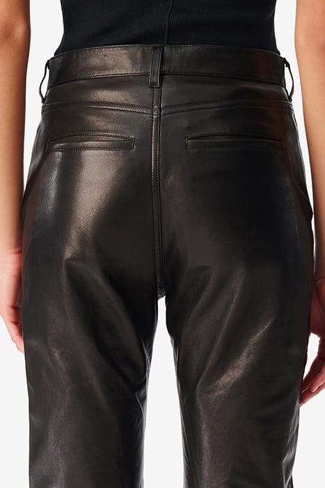 JALIL LEATHER PANT IN BLACK 5
