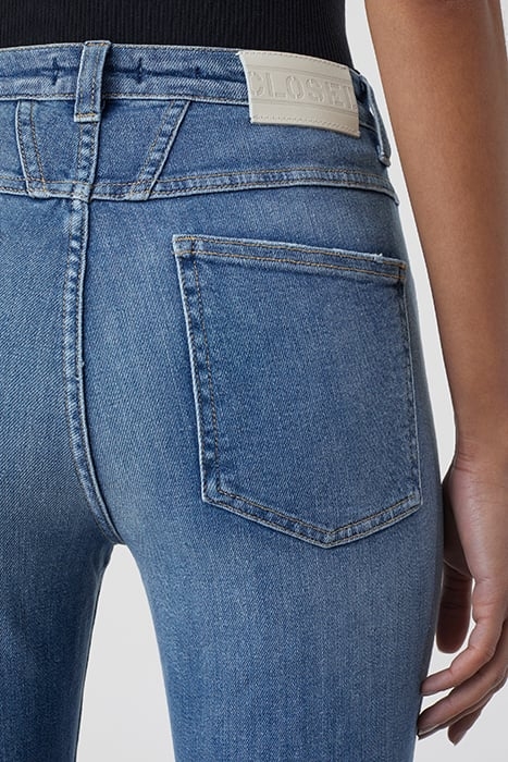 STYLE NAME SKINNY PUSHER JEANS MID BLUE 8