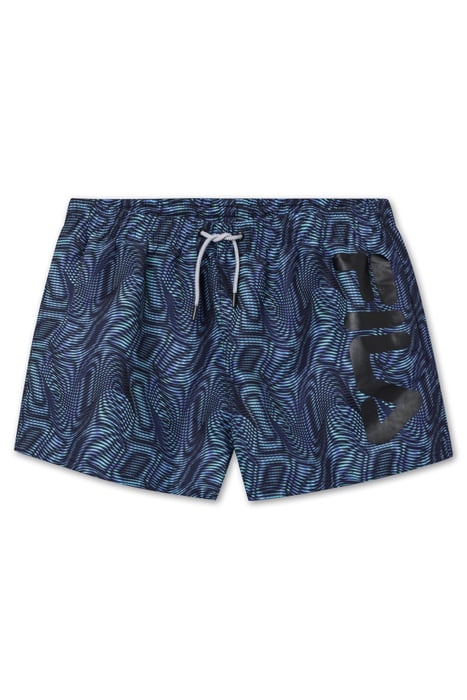 MICHI AOP BEACH SHORTS BISCAY GREEN ALLOVER 1