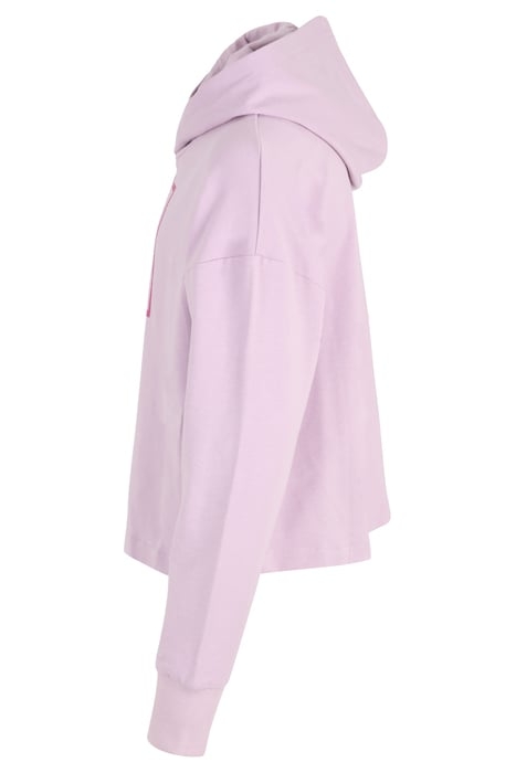 BURGHAUN CROPPED HOODY FAIR ORCHID 3