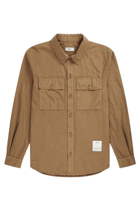 UTILITY SHIRT W/ ELBOW PATCHES SHIRTS & BLOUSES NUTMEG 3