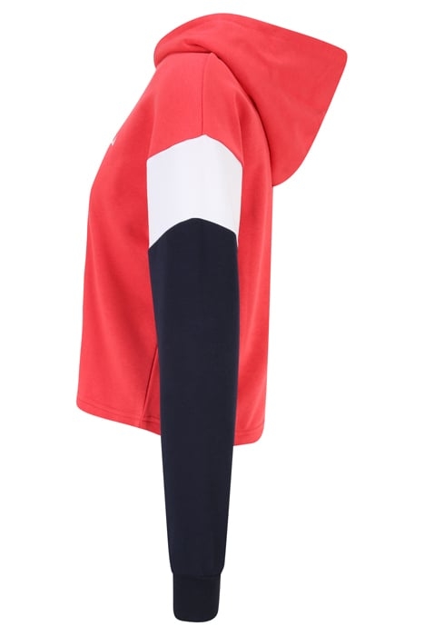 TREVI BLOCKED CROPPED HOODY CAYENNE-BLACK IRIS-BRIGHT WHITE 6