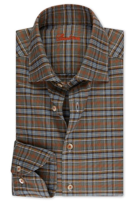 SLIMLINE/72, RC CUFF, SPORT GREEN CHECK 1