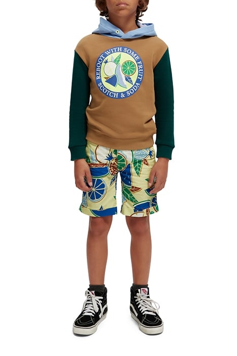 BOYS ALL-OVER PRINTED CHINO SHORTS FRUITS ALLOVER 3