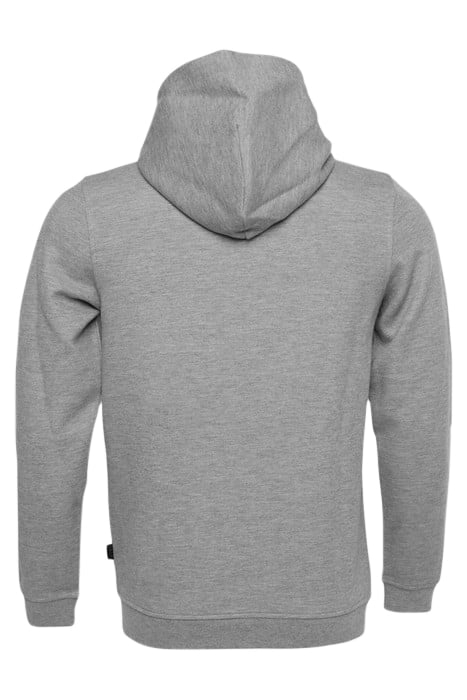 BALR. Q-SERIES STRAIGHT ZIPPED HOODIE GREY HEATHER 2