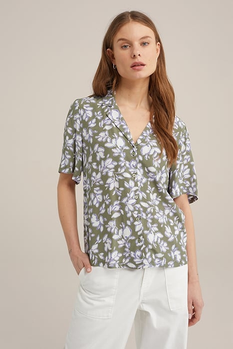 BLOUSE OLIVE GREEN 1