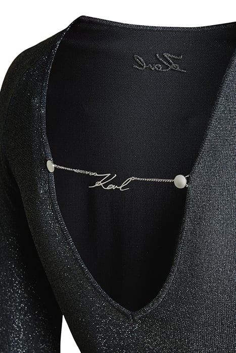 EVENING KNIT BODY BLACK LUREX 3