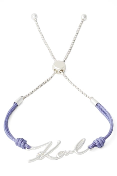 K/SIGNATURE CORD BRACELET IRIS PURPLE 1