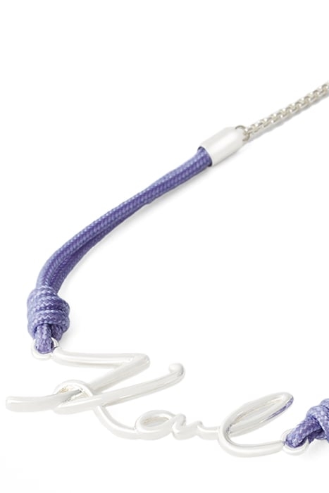 K/SIGNATURE CORD BRACELET IRIS PURPLE 4