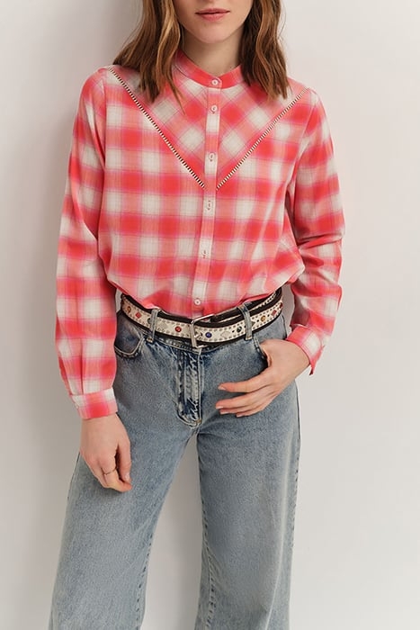 CLIVE - HIBISCUS CHECK SHIRT 1