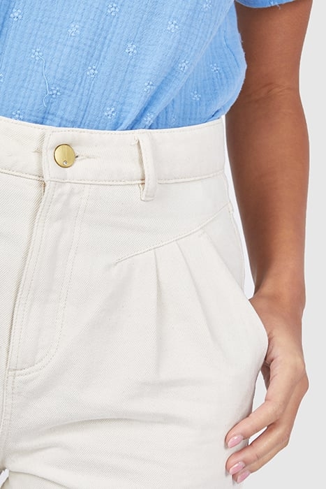 ECRU SLOUCHY JEANS 4