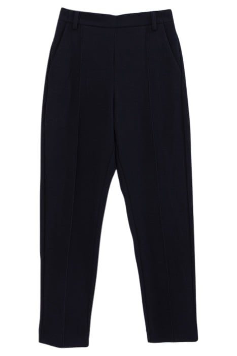 NAVY KNIT TROUSERS 4