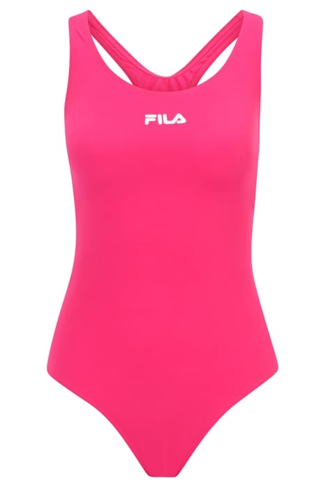 SAKI RACER BACK SWIMSUIT FUCHSIA PURPLE 4