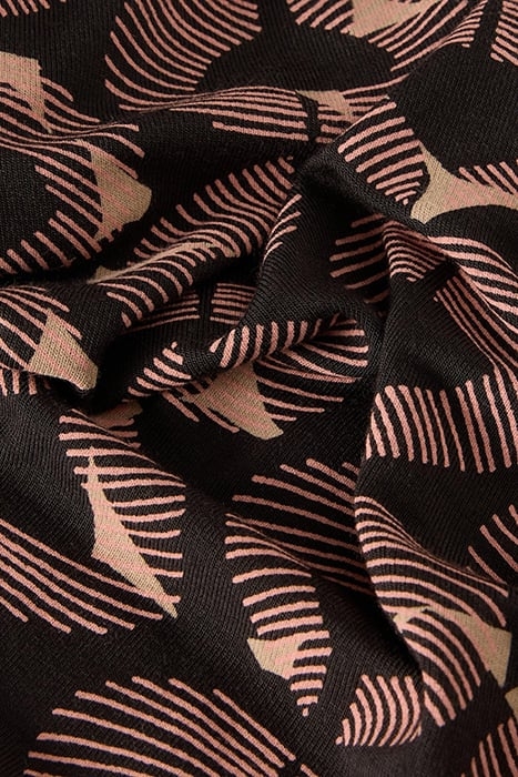 TALLIE JERSEY DRESS BLACK PRINT 6