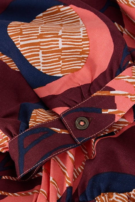 LUCY MIDI DRESS PLUM PRINT 6