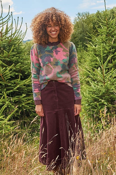 JODIE PRINTED FLORAL JUMPER GREEN MULTI 7