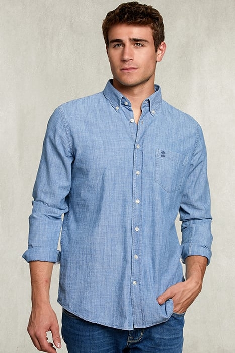 SLIM FIT JEANS SHIRT BLEACH DENIM 1