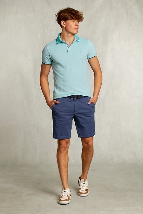 CUSTOM FIT COTTON POLO MINT GREEN 3