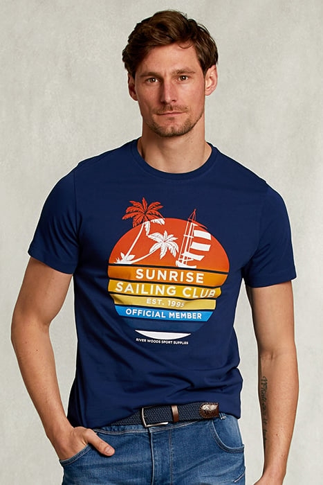 NORMAL FIT T-SHIRT OXFORD BLUE BLUE 1