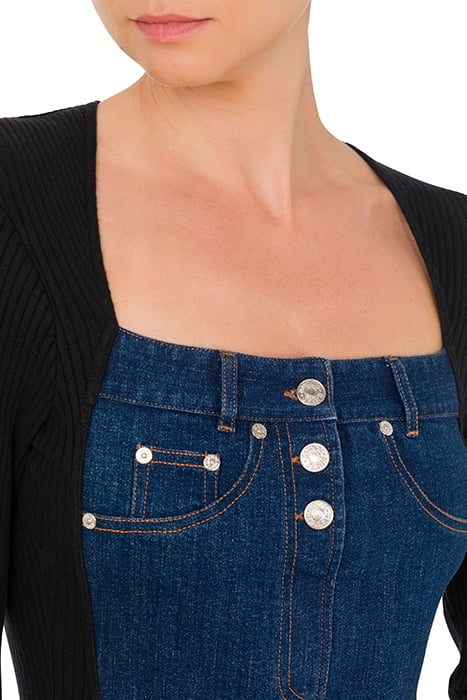 BLACK COTTON KNITWEAR BLACK 4