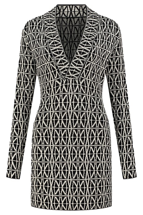 BELARUS DRESS BLACK/PEARL 6