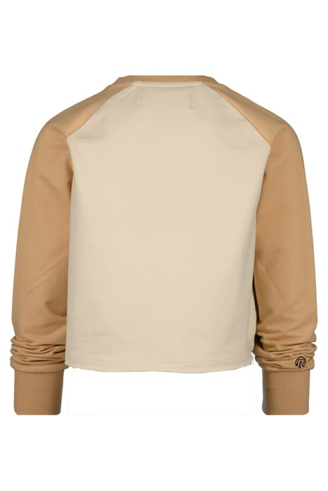 GIRLS WYOMING SWEATER LIGHT HONEY BROWN 3