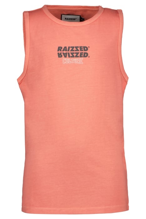 BOYS TRIBECA SINGLET ORANGE ICE 1