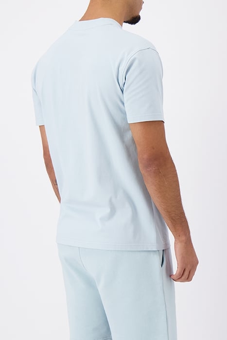 CURSIVE SCRIPT TEE ICE BLUE 5