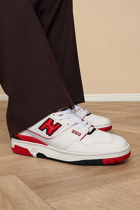 BB550SE1 SNEAKERS IN WHITE & RED 2