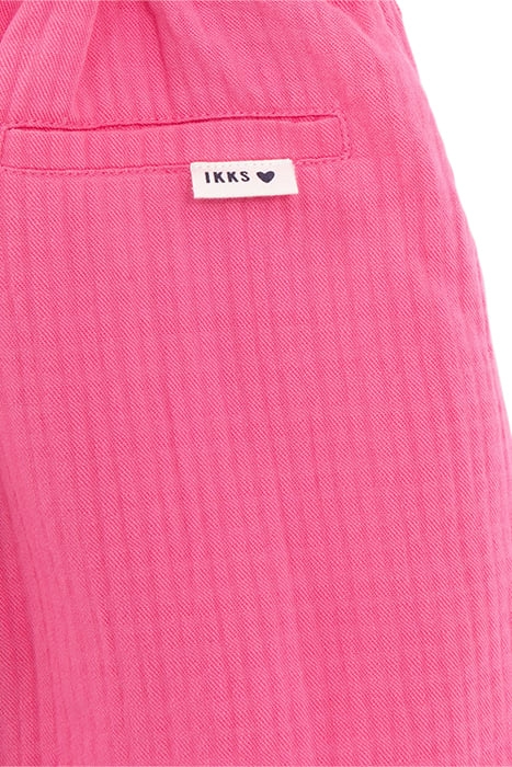 GIRLS' PINK WAFFLE PLAYSUIT WITH ELASTICATED NECKLINE 5