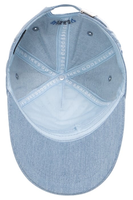 GIRLS’ BLUE LYOCELL® CAP WITH QUILTED HEARTS 5