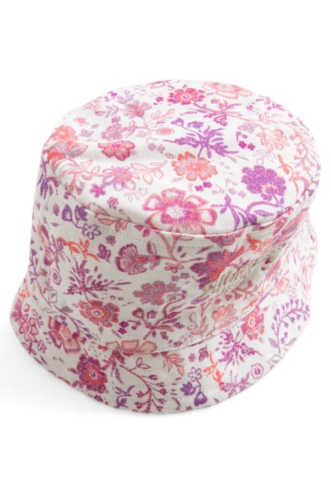 GIRLS’ LILAC SUN HAT WITH FLOWER PRINT AND EMBROIDERY 5