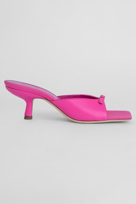 ERIN HOT PINK GRAINED LEATHER PINK 1