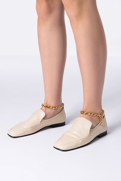 NICK IVORY GLOSS LEATHER IVORY 1