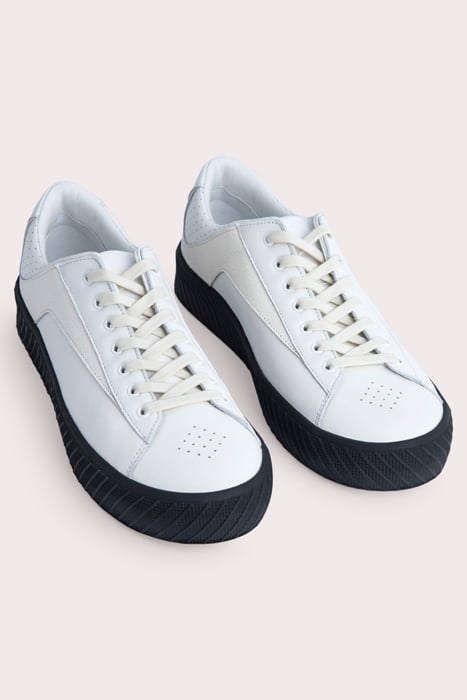 RODINA BLACK ON WHITE LEATHER BLACK ON WHITE 3