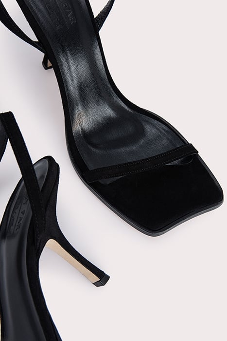 95MM SANDAL - BLACK CRYSTAL 4