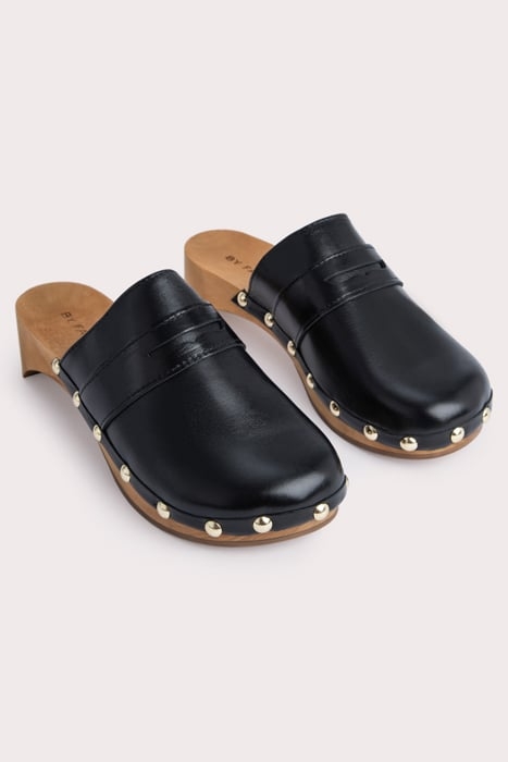 HANS BLACK GLOSS LEATHER BLACK 3