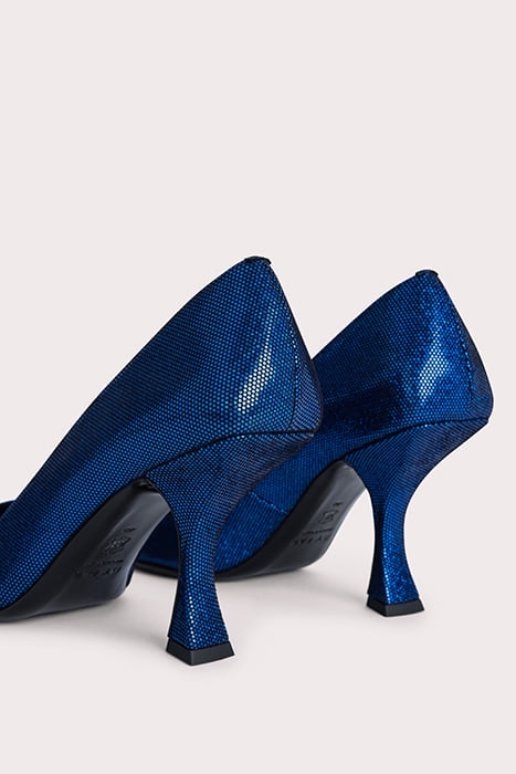 VIVA BLUE DISCO DOT LEATHER BLUE 3