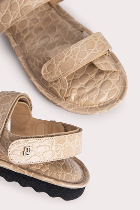 GIDEON KRAFT CIRCULAR CROCO EMBOSSED LEATHER KRAFT 4