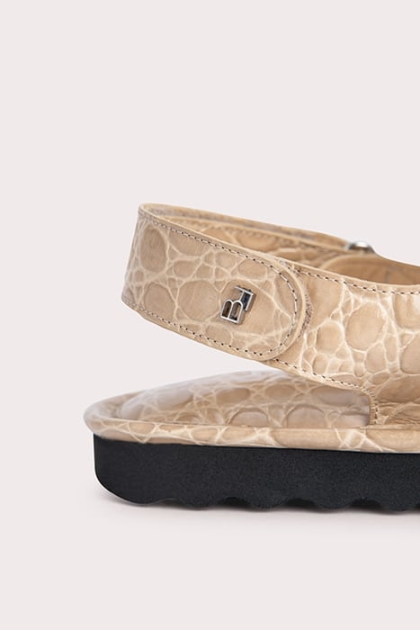 GIDEON KRAFT CIRCULAR CROCO EMBOSSED LEATHER KRAFT 5