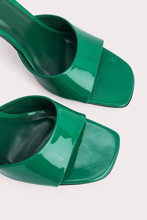 MICHELE CLOVER GREEN PATENT LEATHER CLOVER GREEN 3