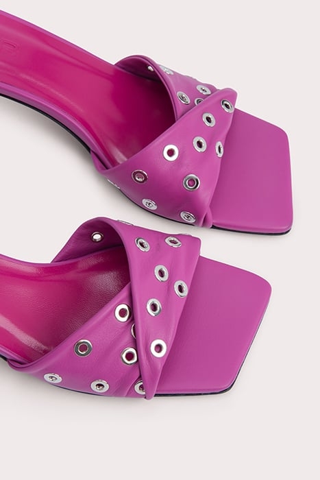 ROCCO FUCHSIA NAPPA LEATHER AND EYELETS FUCHSIA 3