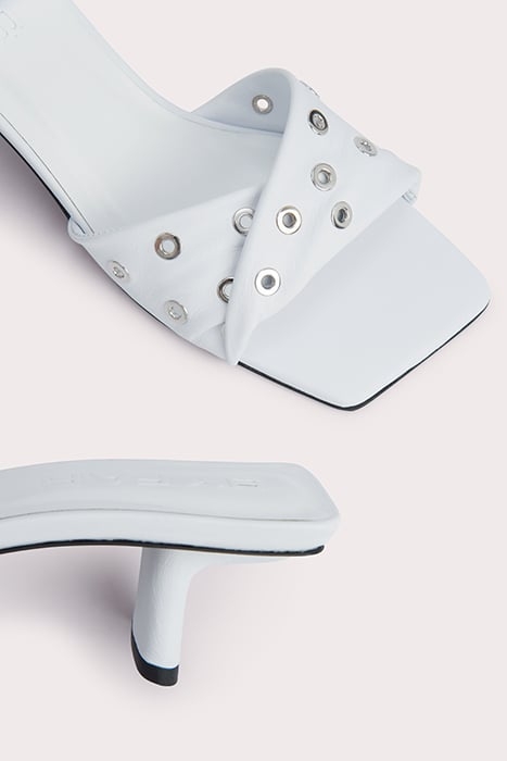 ROCCO WHITE NAPPA LEATHER AND EYELETS WHITE 4